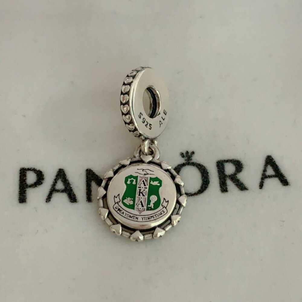 Pandora AKA Charm Alpha Kappa Alpha Sorority Pendant Charm